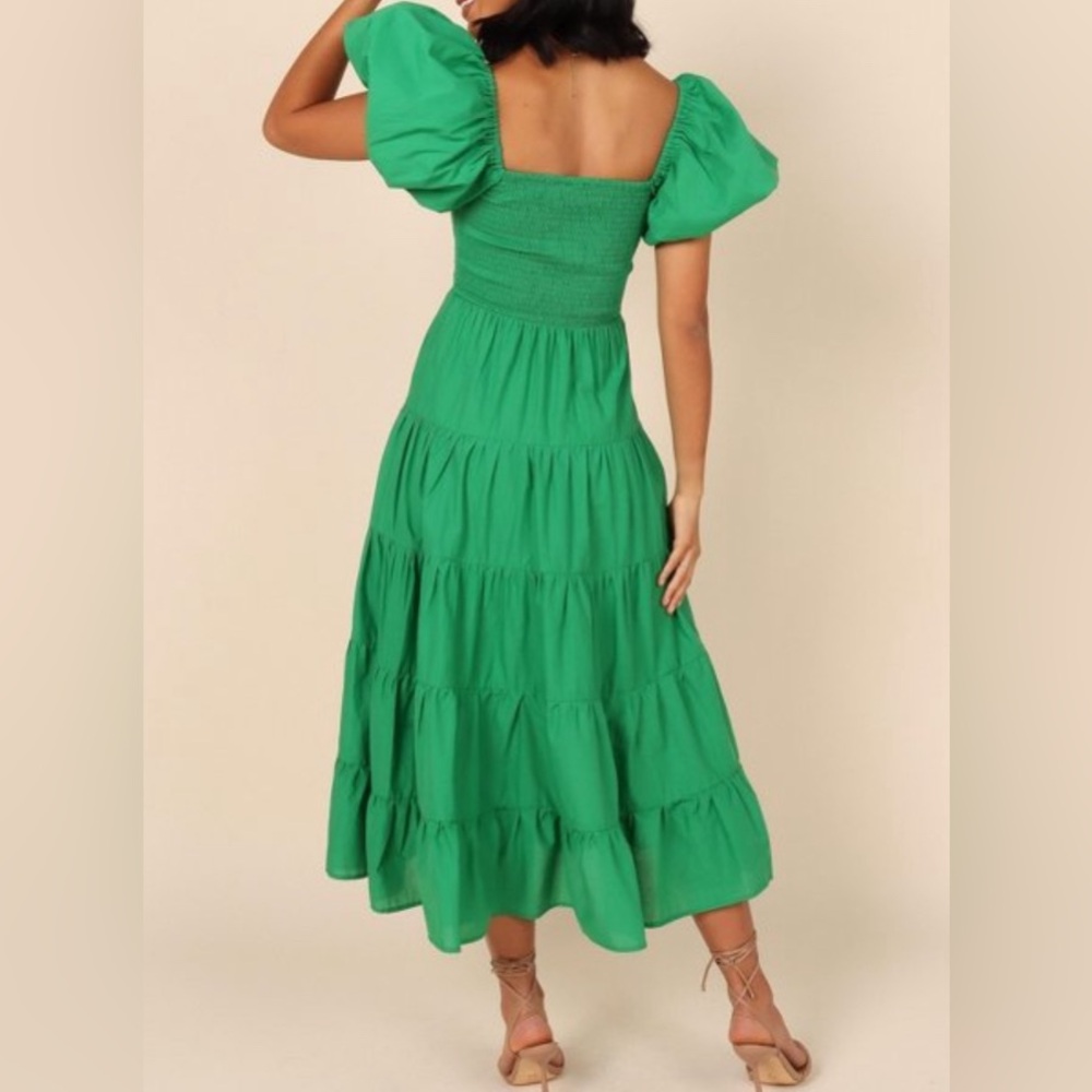 Petal & Pup green midi dress